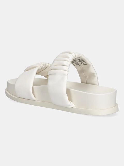Armani Exchange klapki damskie kolor biały XDP062 XV926 00894 - zdjęcie produktu nr 2