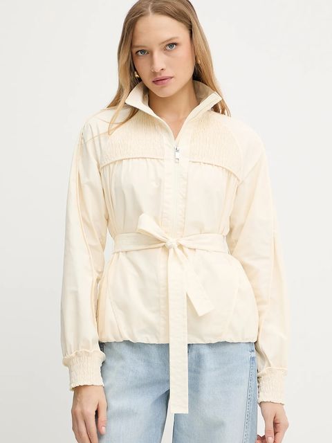 BOSS kurtka kolor beżowy przejściowa 50543247 - zdjęcie produktu nr 1