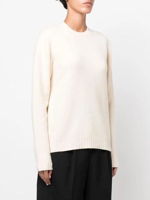 Jil Sander Liso crew-neck wool jumper - Neutrals - zdjęcie produktu nr 2