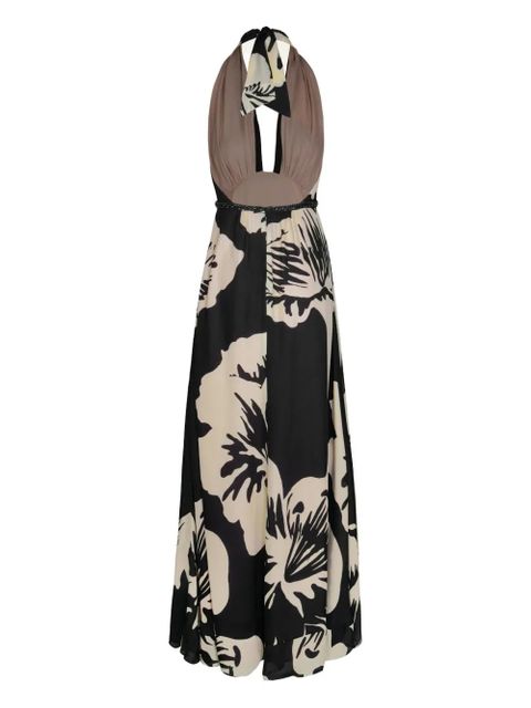 Johanna Ortiz Old Garden halterneck dress - Black