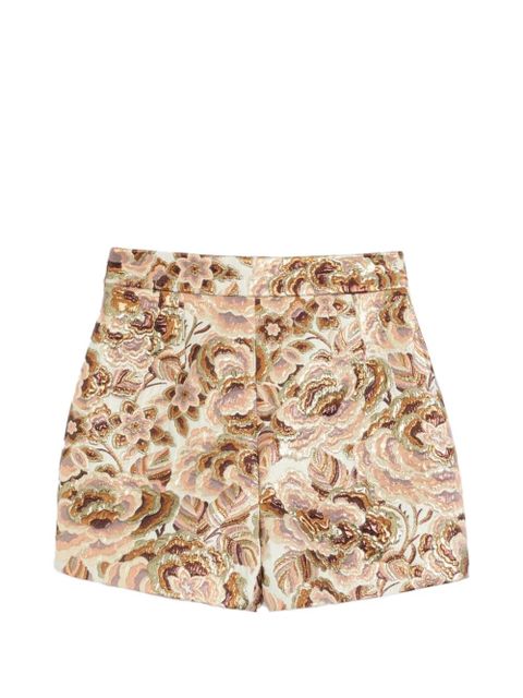 Valentino Garavani floral-jacquard shorts - Neutrals - zdjęcie produktu nr 1