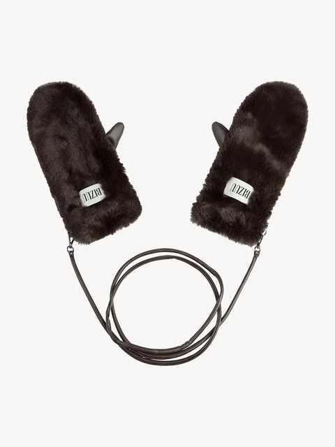 Bizuu rękawiczki ROKKA damskie kolor brązowy ROKKA BRĄZOWY - zdjęcie produktu nr 1