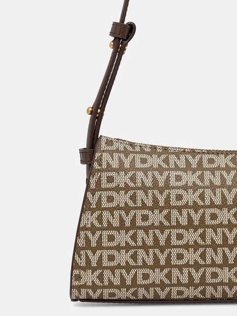 Dkny torebka kolor beżowy R5235G57