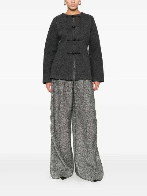 Róhe Mandarin crew-neck cardigan - Grey - zdjęcie produktu nr 2