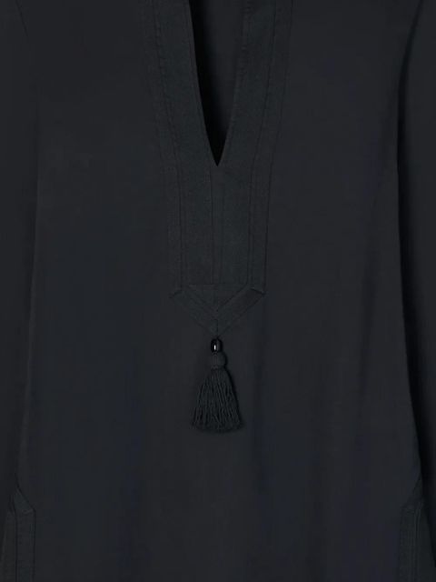 Tory Burch cotton Tory tunic - Black - zdjęcie produktu nr 2
