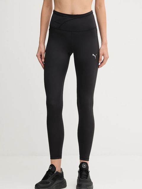 Puma legginsy treningowe damskie kolor czarny gładkie 688144 - zdjęcie produktu nr 1
