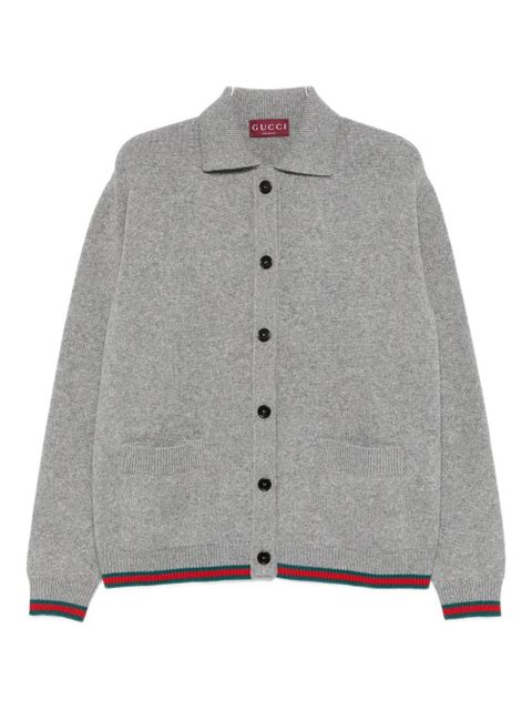 Gucci button striped cardigan - Grey - zdjęcie produktu nr 2