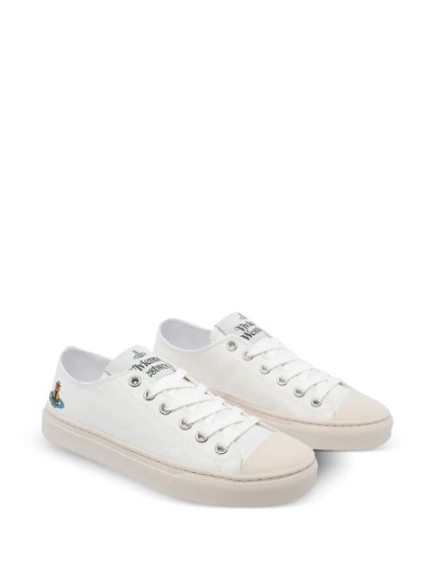 Vivienne Westwood low-top logo sneakers - White