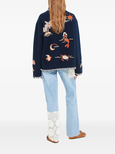 Alanui Remember Me jacket - Blue