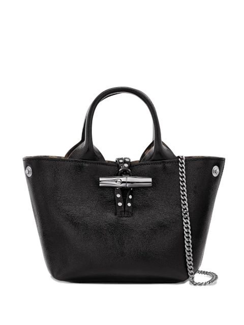 Longchamp Le Roseau studded mini bag - Black - zdjęcie produktu nr 1