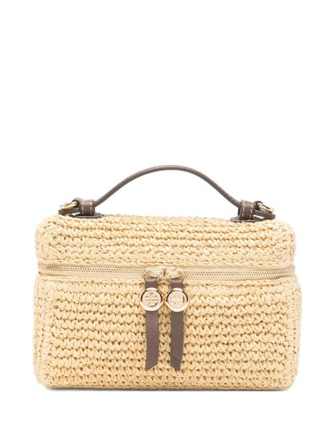 Tory Burch raffia mini bag - Neutrals - zdjęcie produktu nr 1