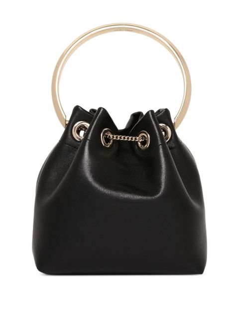 Jimmy Choo mini Bon Bon bucket bag - Black - zdjęcie produktu nr 2