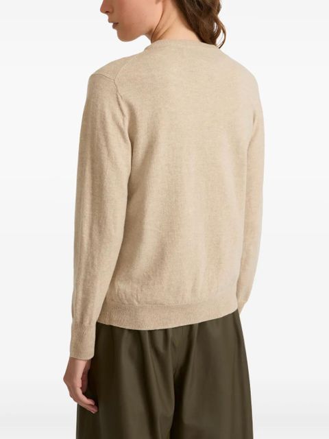 Yves Salomon fine-ribbed cardigan - Neutrals