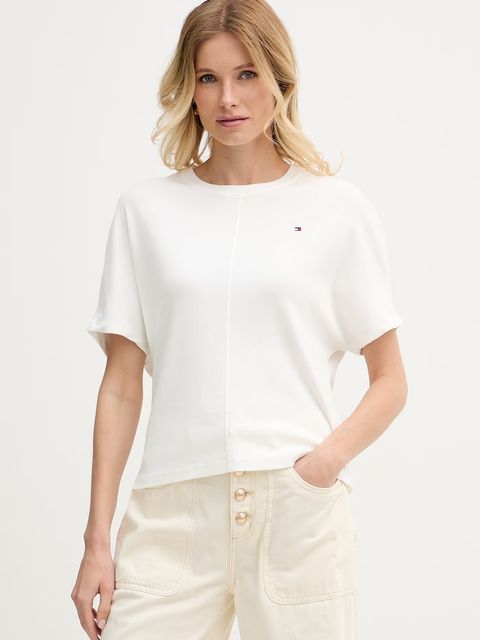 Tommy Hilfiger T-shirt damski bawełniany - zdjęcie produktu nr 1