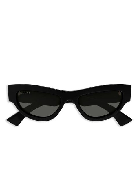 Gucci Eyewear cat-eye frame sunglasses - Black - zdjęcie produktu nr 1