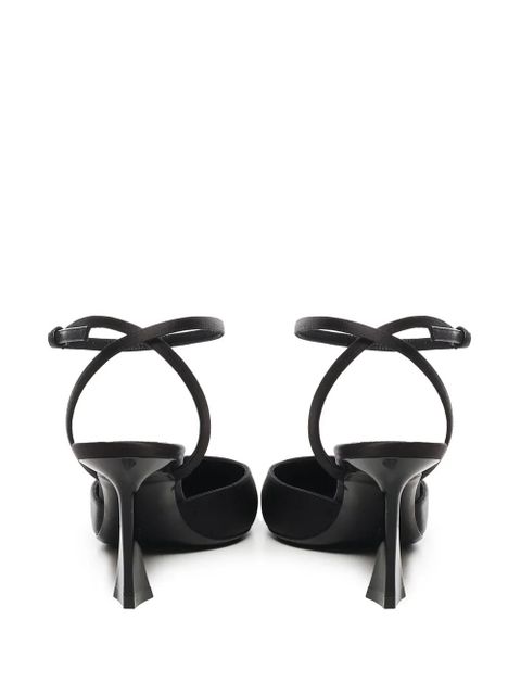 Saint Laurent 75mm Aimée slingback pumps - Black
