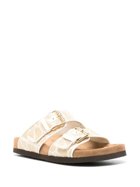 Valentino Garavani Fussfriend buckled sandals - Neutrals - zdjęcie produktu nr 2