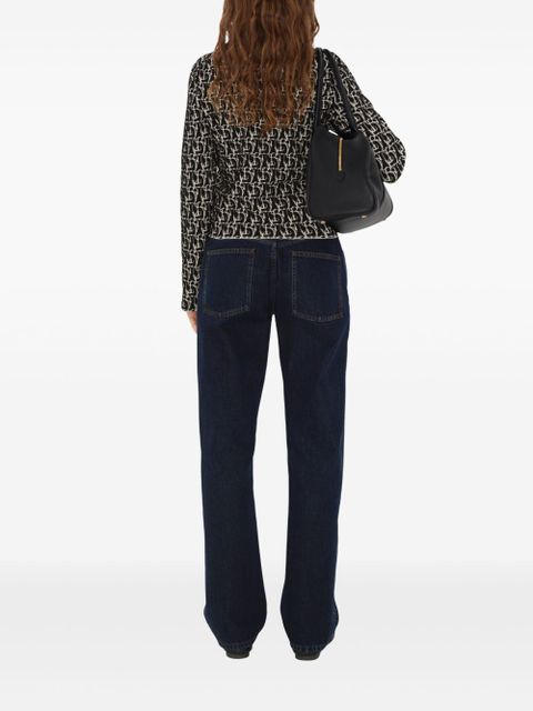 Burberry B Charm-intarsia sweater - Neutrals