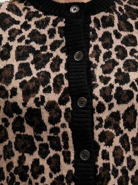 Tommy Jeans kardigan z dodatkiem wełny damski kolor brązowy ciepły DW0DW21968