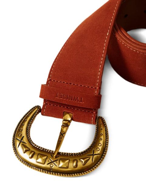 TWINSET henna ornate buckle belt - Brown - zdjęcie produktu nr 2