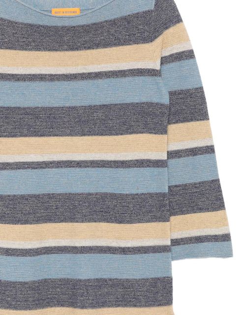 Guest In Residence striped mini dress - Blue