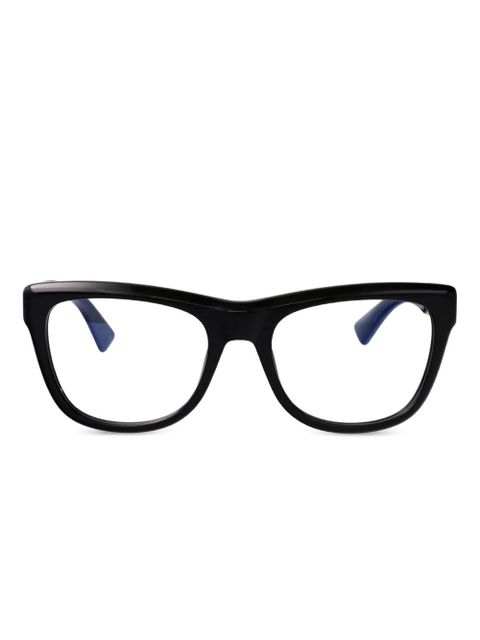 Saint Laurent Eyewear rectangle-frame glasses - Black - zdjęcie produktu nr 1