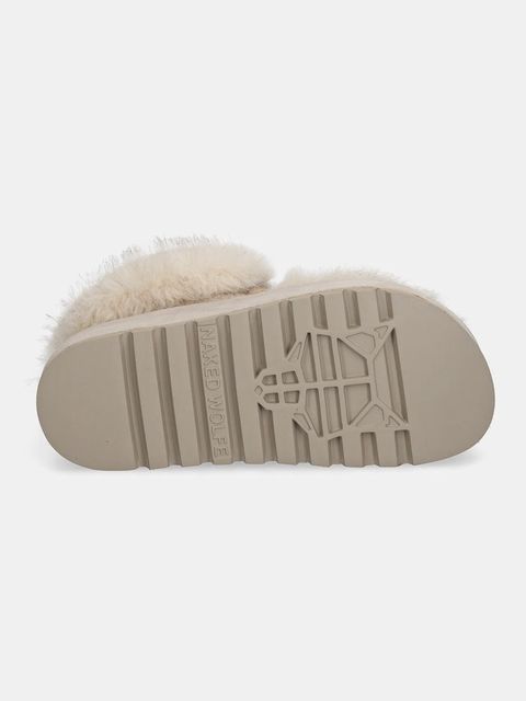 Naked Wolfe śniegowce Bambi kolor beżowy Bambi Faux Fur Suede Ice