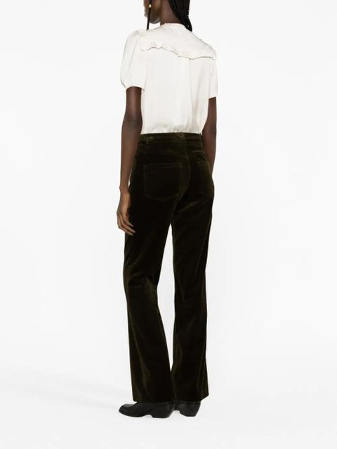 Zadig&Voltaire puff-sleeve satin top - Neutrals