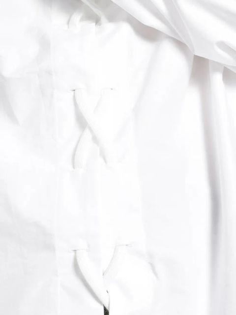 Balenciaga drawstring-detail shirt - White - zdjęcie produktu nr 2