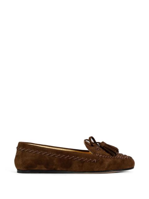 Prada whipstitch tassel loafers - Brown - zdjęcie produktu nr 1