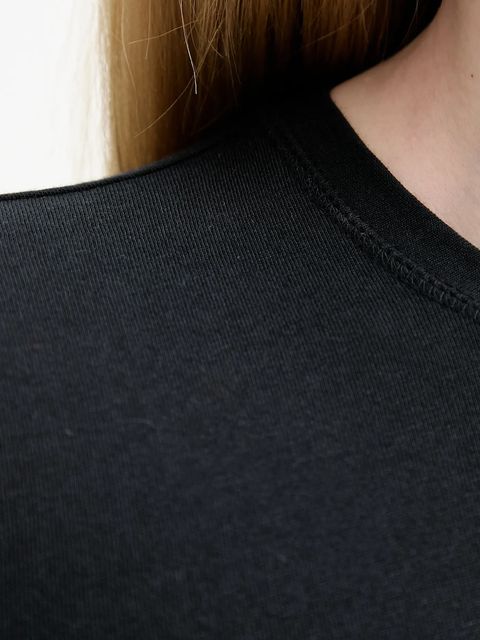 Marc O'Polo longsleeve bawełniany kolor czarny 5000007488