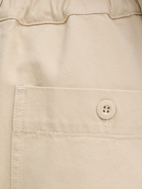 Weekend Max Mara spodnie ARIETE damskie kolor beżowy szerokie high waist 2615131121600