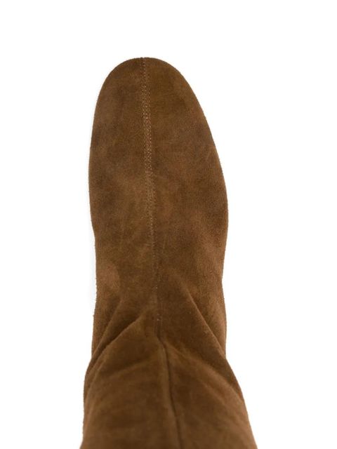 Aeyde suede knee-high boots - Brown