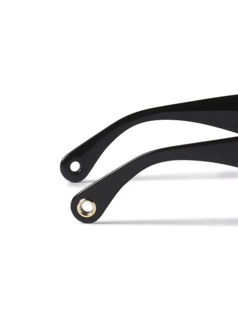 Lanvin geometric-frame sunglasses - Black