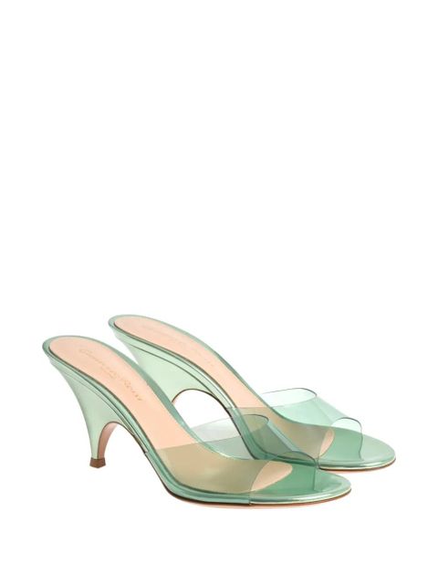 Gianvito Rossi sofia cone-heel mules - Green - zdjęcie produktu nr 2