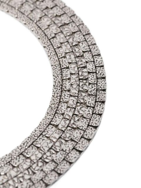 ISABEL MARANT buckle fastening necklace - Silver