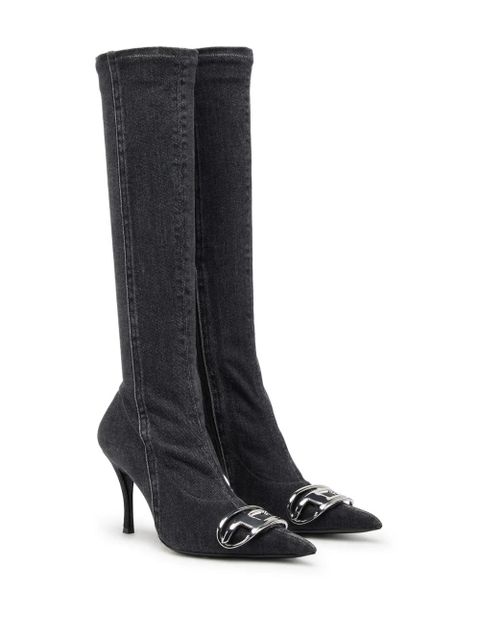 Diesel D-Venus knee-length boots - Black