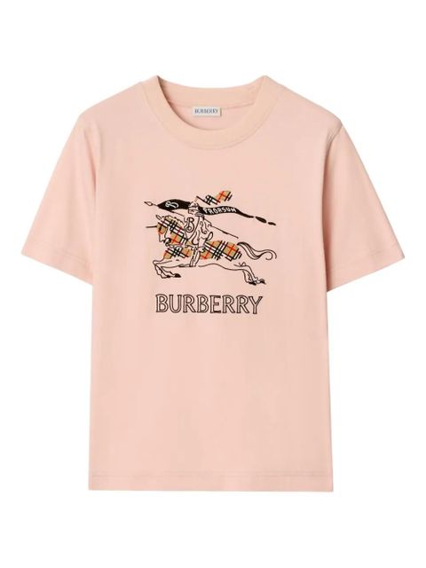 Burberry equestrian knight design T-shirt - Pink - zdjęcie produktu nr 1