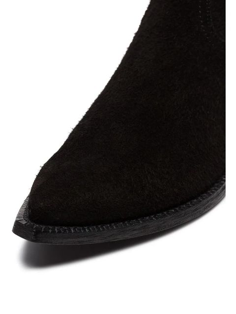 Saint Laurent Lukas 40mm cowboy ankle boots - Black