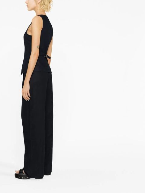 Chloé pressed-crease tailored trousers - Blue