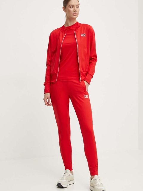 EA7 Emporio Armani t-shirt treningowy kolor czerwony TJEMZ.8NTT70