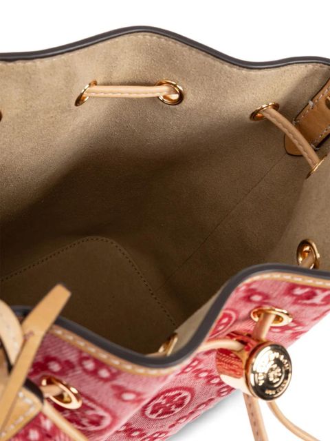 Tory Burch T-Monogram bucket bag - Red
