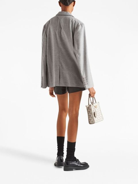 Prada single-breasted cashmere blazer - Grey