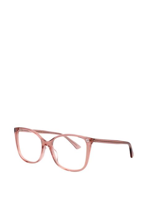 Gucci Eyewear cat-eye frame glasses - Pink - zdjęcie produktu nr 2