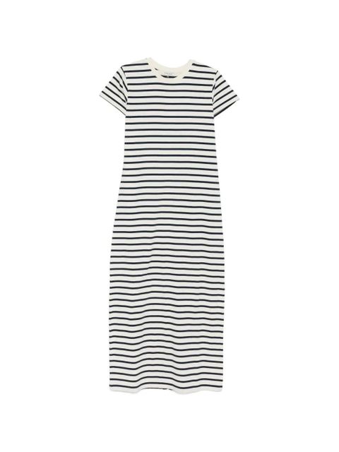 ANINE BING Wynne striped midi dress - Blue - zdjęcie produktu nr 1
