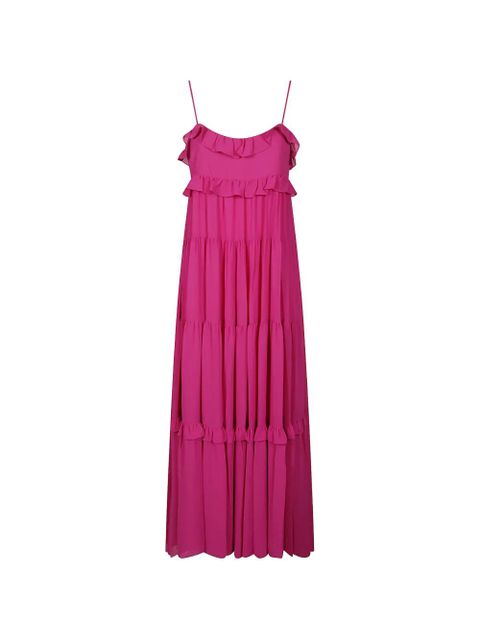 Michael Kors tiered-ruffles midi dress - Pink - zdjęcie produktu nr 1