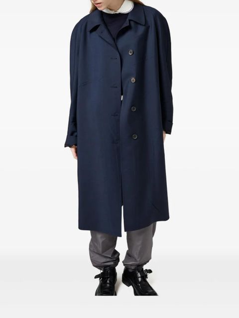 Miu Miu Single-breasted coat - Blue