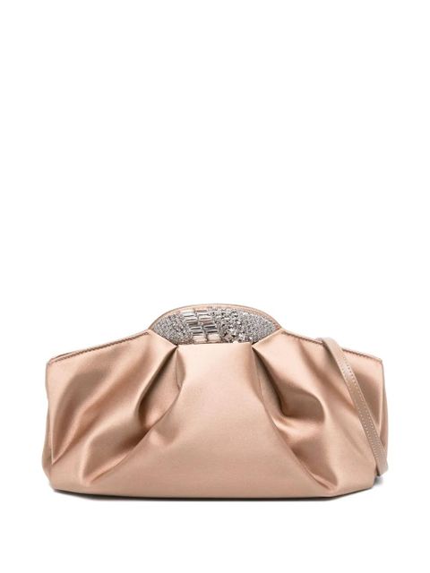 Giuseppe Zanotti crystal-embellished clutch bag - Pink
