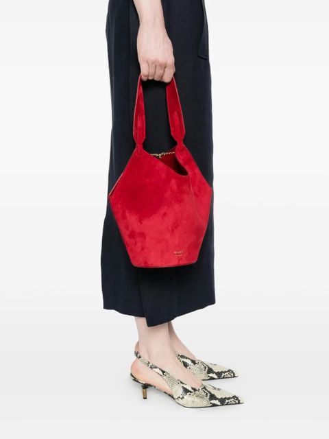 KHAITE Lotus tote bag - Red - zdjęcie produktu nr 2