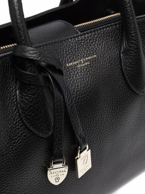 Aspinal Of London London leather tote - Black